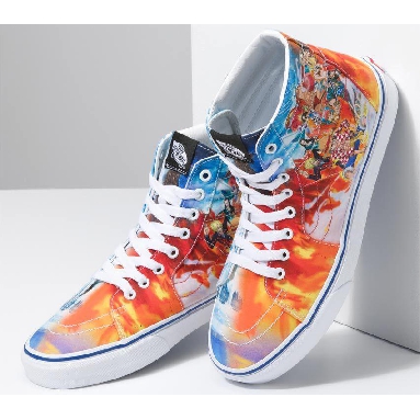 Vans X One Piece Sk8-Hi Mens Womens - One Piece Punk Hazard Multi VN0007NS448 Shoes