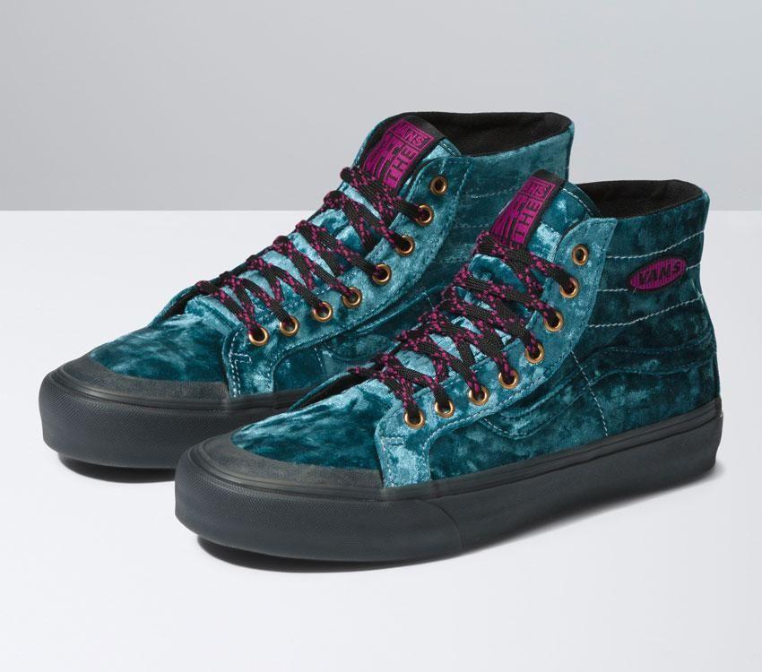 Vans X Curren X Knost Sk8-Hi 138 Decon Vr3 Sf Mens Womens - Alex Knost/Lee-Ann Curren Deep Teal VN0A4BX760Q Shoes