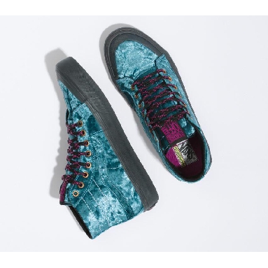 Vans X Curren X Knost Sk8-Hi 138 Decon Vr3 Sf Mens Womens - Alex Knost/Lee-Ann Curren Deep Teal VN0A4BX760Q Shoes