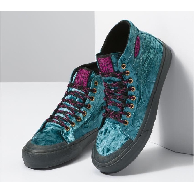 Vans X Curren X Knost Sk8-Hi 138 Decon Vr3 Sf Mens Womens - Alex Knost/Lee-Ann Curren Deep Teal VN0A4BX760Q Shoes