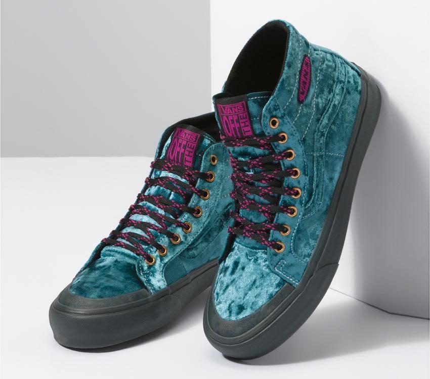 Vans X Curren X Knost Sk8-Hi 138 Decon Vr3 Sf Mens Womens - Alex Knost/Lee-Ann Curren Deep Teal VN0A4BX760Q Shoes