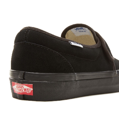 Vans Suede Anaheim Factory Slip-On 47 V Classic Mens Womens - (Anaheim Factory) Og Black/Black VA3MVAUCX Shoes