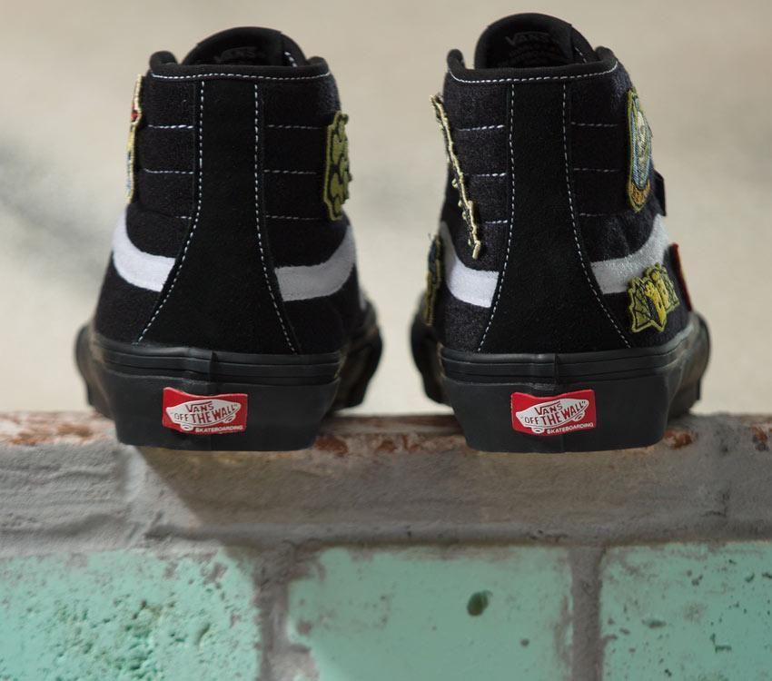 Vans Elijah Berle Skate Sk8-Hi Decon Mens Womens - Elijah Berle Black/Black VN0A5KYBBKA Shoes