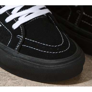 Vans Elijah Berle Skate Sk8-Hi Decon Mens Womens - Elijah Berle Black/Black VN0A5KYBBKA Shoes