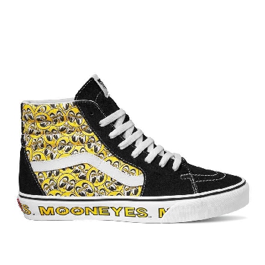 Vans Sk8-Hi Mooneyes Mens Womens - Mooneyes Black/Yellow VN0A5JMJY23 Shoes