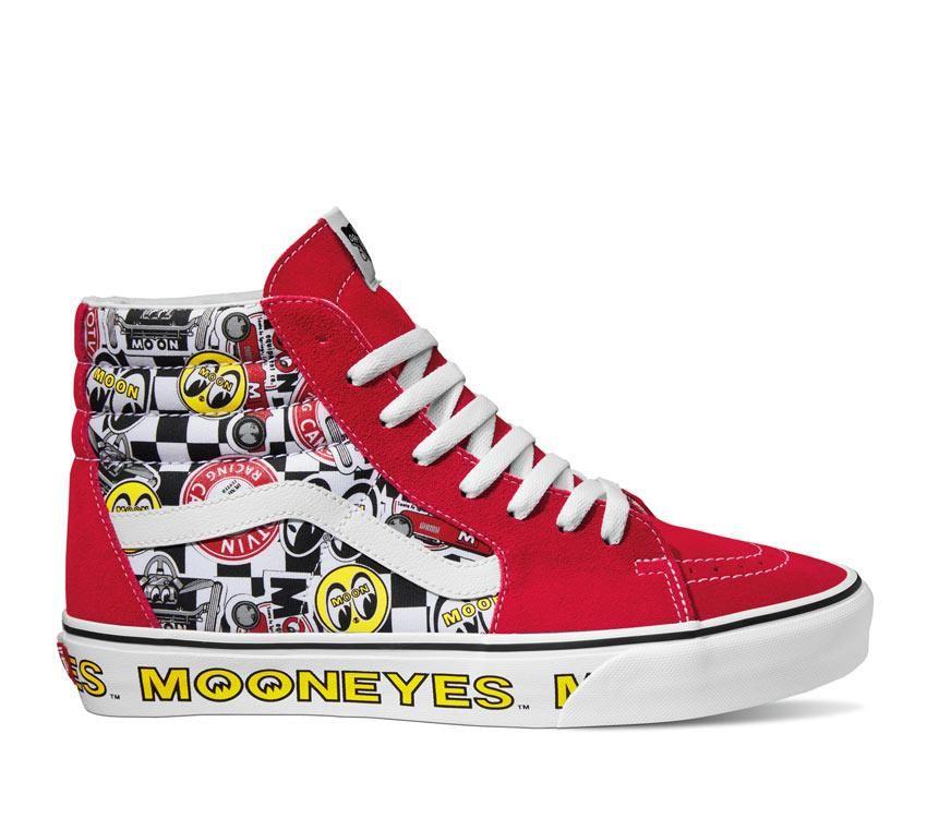 Vans Sk8-Hi Mooneyes Mens Womens - Mooneyes Formula One/Multi VN0A5JMJFON Shoes