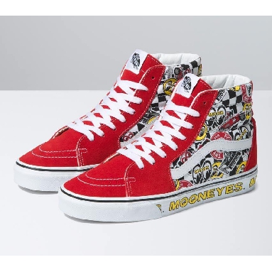 Vans Sk8-Hi Mooneyes Mens Womens - Mooneyes Formula One/Multi VN0A5JMJFON Shoes