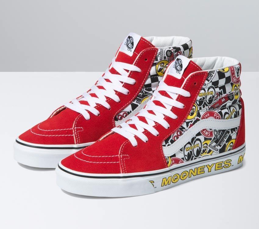 Vans Sk8-Hi Mooneyes Mens Womens - Mooneyes Formula One/Multi VN0A5JMJFON Shoes