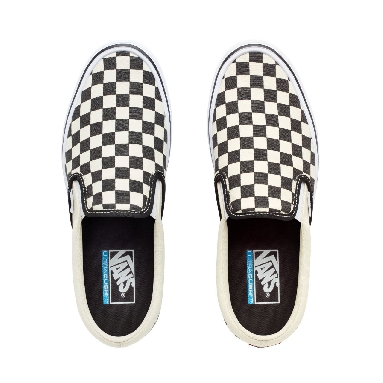 Vans Checkerboard Slip-On Lite Classic Mens Womens - Black-Classic White VA2Z63IB8 Shoes