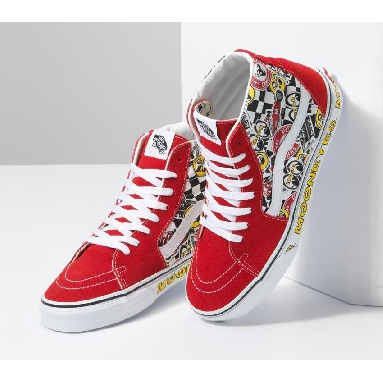 Vans Sk8-Hi Mooneyes Mens Womens - Mooneyes Formula One/Multi VN0A5JMJFON Shoes