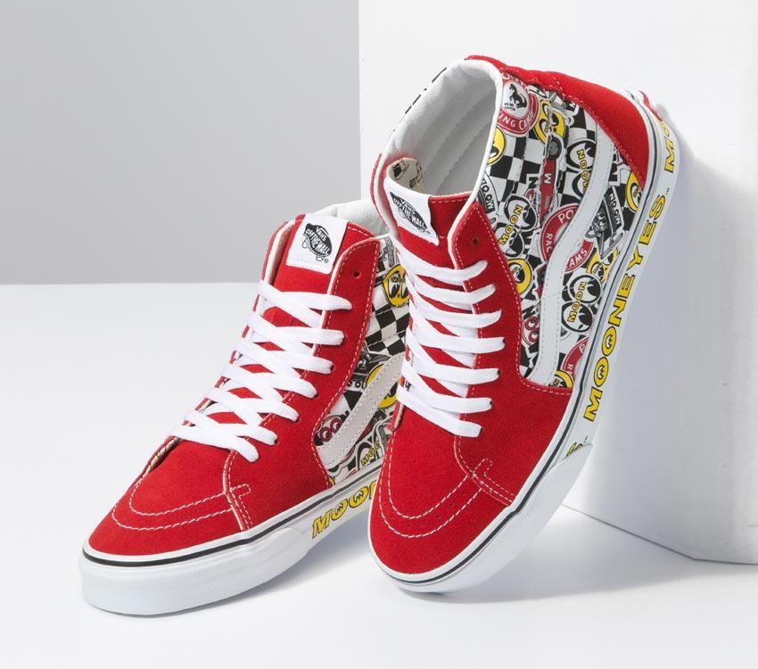 Vans Sk8-Hi Mooneyes Mens Womens - Mooneyes Formula One/Multi VN0A5JMJFON Shoes