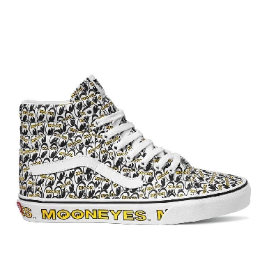 Vans Sk8-Hi Mooneyes Mens Womens - Mooneyes True White/Yellow VN0A7Q5N6M5 Shoes