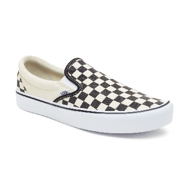 Vans Checkerboard Slip-On Lite Classic Mens Womens - Black-Classic White VA2Z63IB8 Shoes