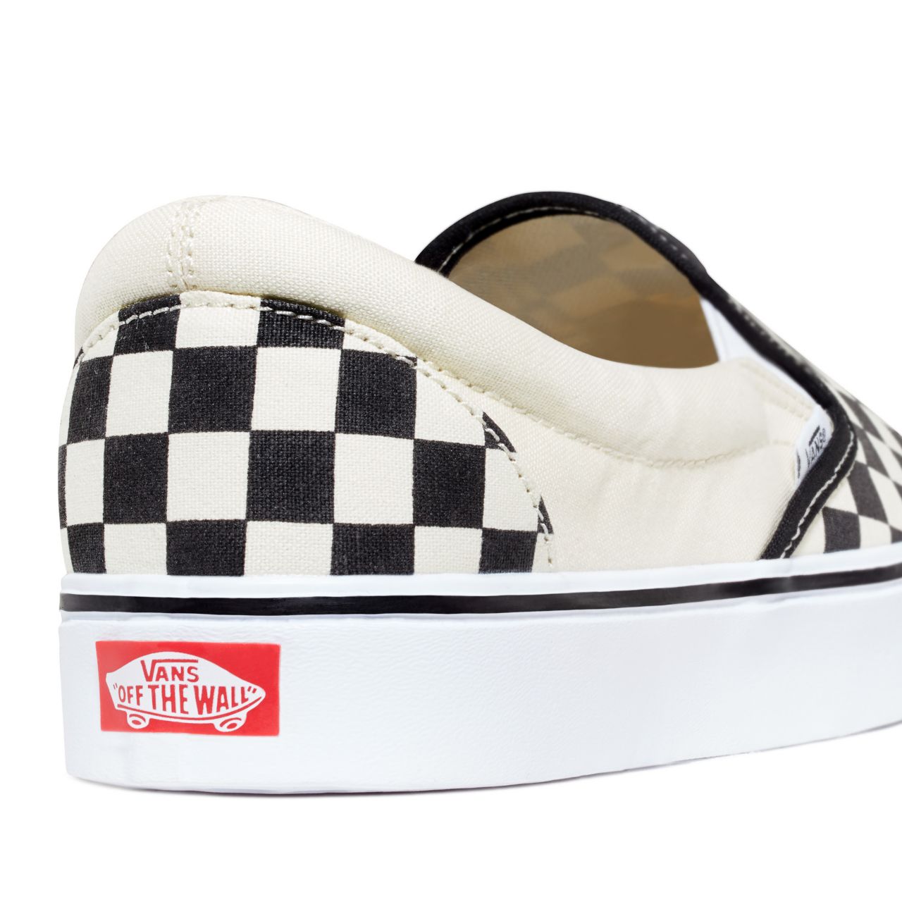 Vans Checkerboard Slip-On Lite Classic Mens Womens - Black-Classic White VA2Z63IB8 Shoes