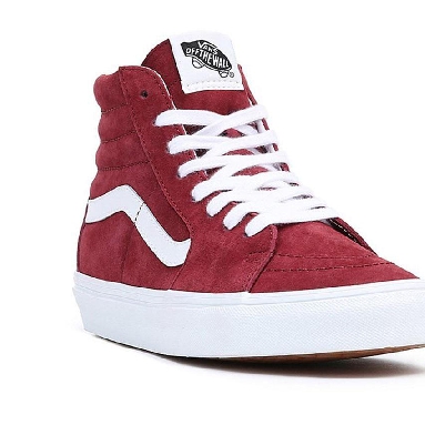 Vans Sk8-Hi Pig Suede Mens Womens - Pig Suede Tawny Port VN0A7Q5NTWP Shoes