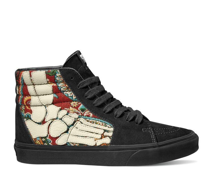 Vans Sk8-Hi Hazy Bones Mens Womens - Hazy Bones Black/White VN0A5JMJBZW Shoes