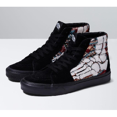 Vans Sk8-Hi Hazy Bones Mens Womens - Hazy Bones Black/White VN0A5JMJBZW Shoes