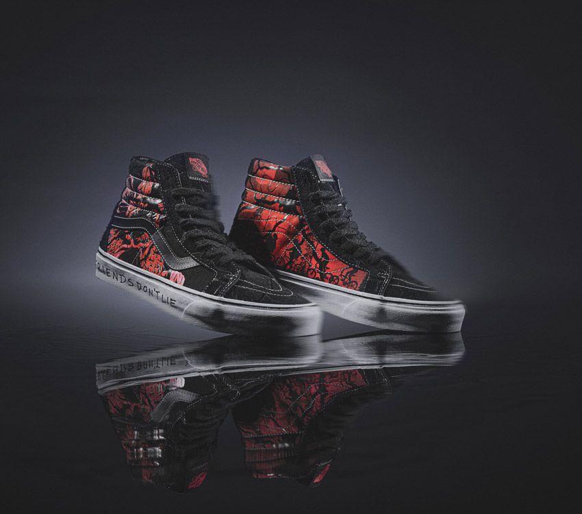 Vans X Stranger Things Sk8-Hi Reissue Mens Womens - Stranger Things Black/Red VN0A2XSBY09 Shoes