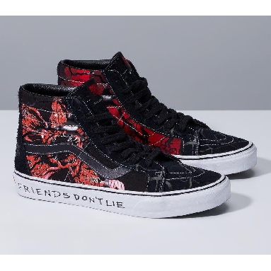 Vans X Stranger Things Sk8-Hi Reissue Mens Womens - Stranger Things Black/Red VN0A2XSBY09 Shoes