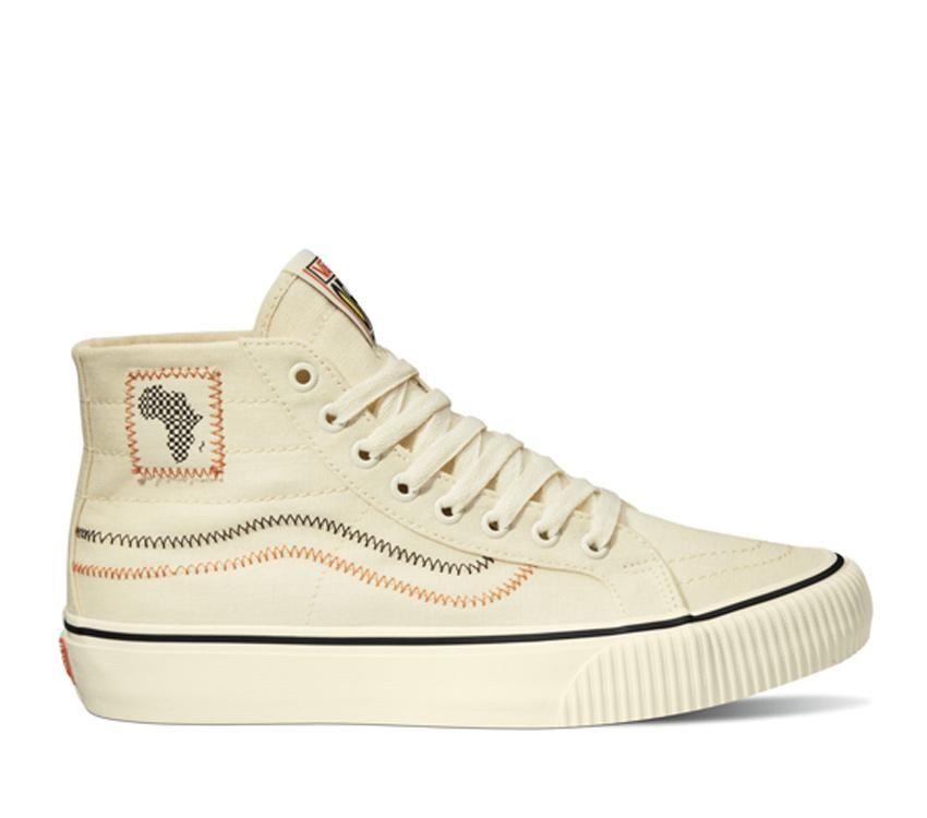 Vans x Juju Sc Sk8-Hi 38 Decon Vr3 Sf Mens Womens - Juju Surf Club Marshmallow/Multi VN0A4BX6YQ1 Shoes