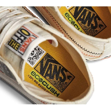 Vans x Juju Sc Sk8-Hi 38 Decon Vr3 Sf Mens Womens - Juju Surf Club Marshmallow/Multi VN0A4BX6YQ1 Shoes