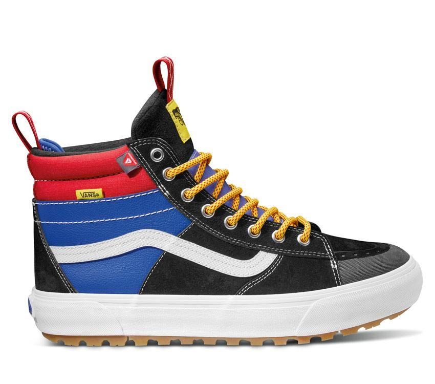 Vans Sk8-Hi Mte-2 Mens Womens - Retro Block Blue/Red/Black VN0A5HZZBRA Shoes