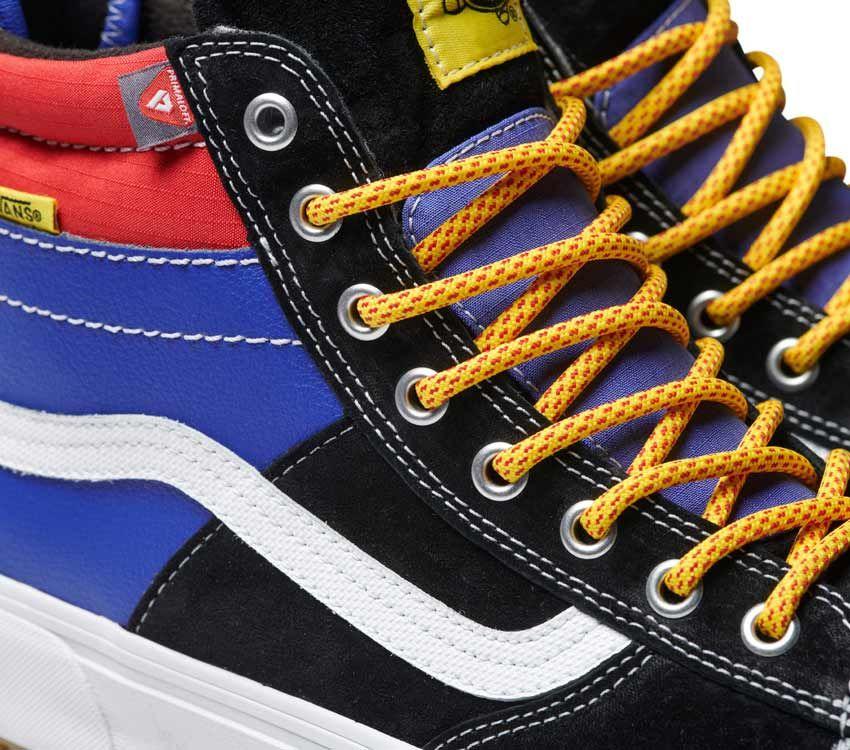 Vans Sk8-Hi Mte-2 Mens Womens - Retro Block Blue/Red/Black VN0A5HZZBRA Shoes