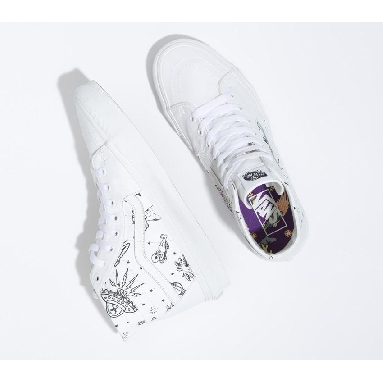 Vans Sk8-Hi Tapered Unidentified U-Paint Mens Womens - Unidentified U-Paint White/White VN0A5KRUWWW Shoes