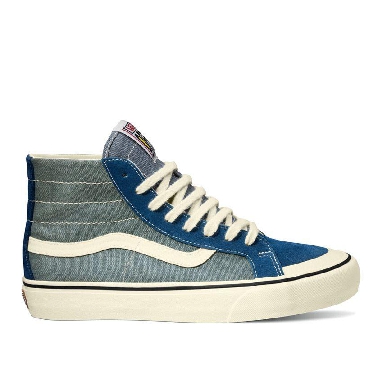 Vans Sk8-Hi 138 Decon Vr3 Sf Mens Womens - Salt Wash Dark Denim VN0A4BX7DDN Shoes