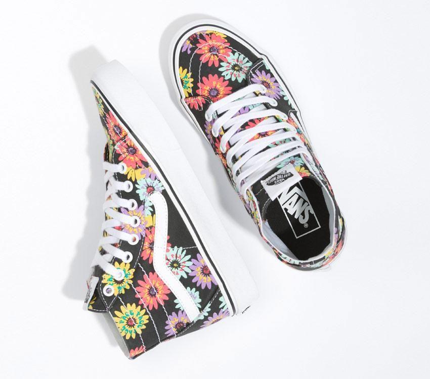 Vans Sk8-Hi Tapered Mens Womens - Peace Floral Floral VN0A5KRUNX0 Shoes