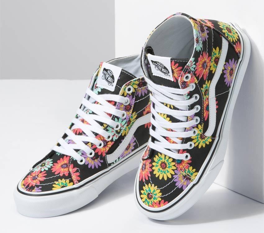 Vans Sk8-Hi Tapered Mens Womens - Peace Floral Floral VN0A5KRUNX0 Shoes