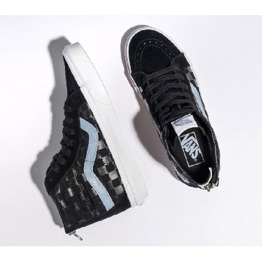 Vans Sk8-Hi Reissue Zip Mens Womens - Tonal Check Black Check VN0A5KRCADD Shoes