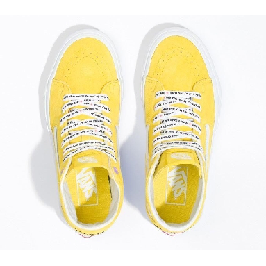 Vans Sk8-Hi Tapered Radically Happy Mens Womens - Radically Happy Yellow VN0A5KRUYLW Shoes