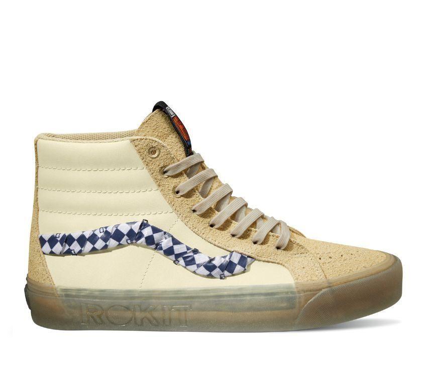 Vans x Rokit Sk8-Hi 38 Dx Mens Womens - Rokit Translucent Pebble VN0000SQBKV Shoes