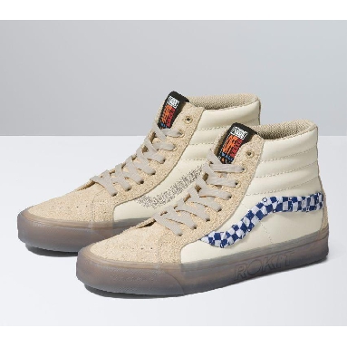 Vans x Rokit Sk8-Hi 38 Dx Mens Womens - Rokit Translucent Pebble VN0000SQBKV Shoes