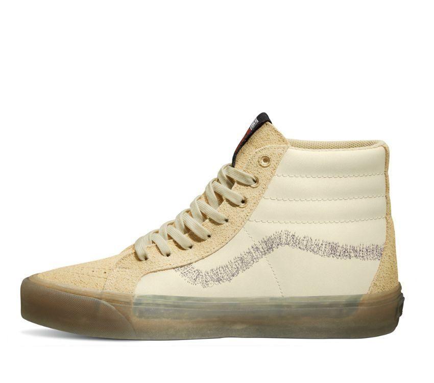 Vans x Rokit Sk8-Hi 38 Dx Mens Womens - Rokit Translucent Pebble VN0000SQBKV Shoes