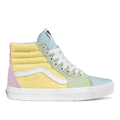 Vans Sk8-Hi Pastel Block Mens Womens - Multi/True White VN0A7Q5NATD Shoes