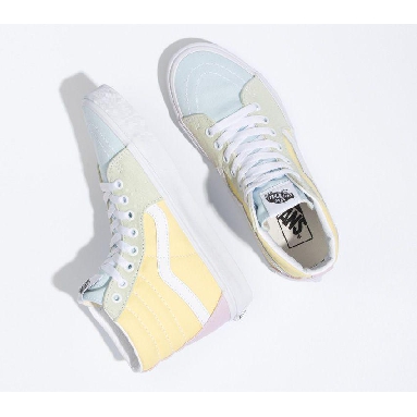 Vans Sk8-Hi Pastel Block Mens Womens - Multi/True White VN0A7Q5NATD Shoes