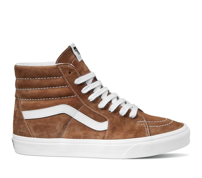 Vans Sk8-Hi Pig Suede Mens Womens - Pig Suede Tortoise Shell VN0A7Q5N1RE Shoes