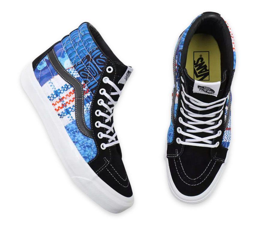 Vans X SpongeBob Sandy Liang Sk8-Hi 38 Dx Mens Womens - Sandy Liang/Patchwork VN0A54FB9ZP Shoes