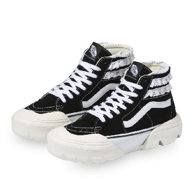 Vans x Sandy Liang Sk8-Hi Tapered Modular Mens Womens - Black/True White VN0A7Q5TB7C Shoes