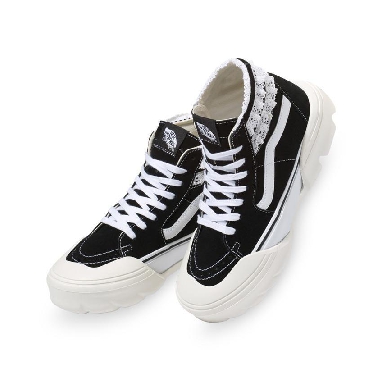 Vans x Sandy Liang Sk8-Hi Tapered Modular Mens Womens - Black/True White VN0A7Q5TB7C Shoes