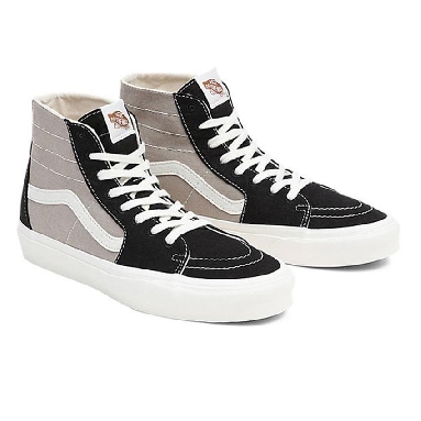 Vans Sk8-Hi Tapered Eco Theory Mens Womens - Eco Theory Multi Block Black VN0A5KRUBLK Shoes