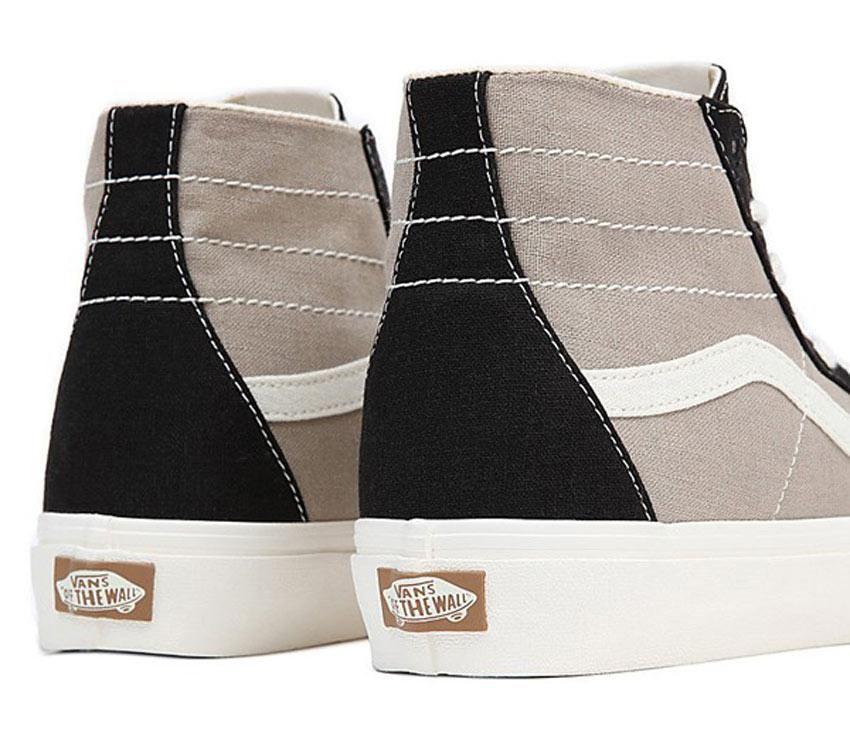 Vans Sk8-Hi Tapered Eco Theory Mens Womens - Eco Theory Multi Block Black VN0A5KRUBLK Shoes