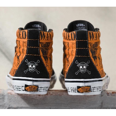 Vans X One Piece Skate Sk8-Hi Mens Womens - One Piece Wanted Nami Orange VN0A5FCCORA Shoes