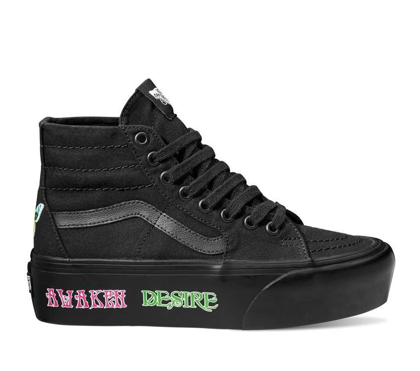 Vans Sk8-Hi Tapered Stackform Mens Womens - Morph Blackout VN0A7Q5P1OJ Shoes