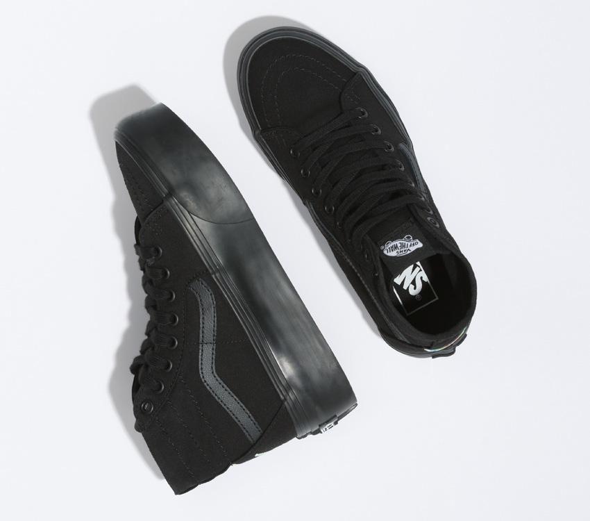 Vans Sk8-Hi Tapered Stackform Mens Womens - Morph Blackout VN0A7Q5P1OJ Shoes