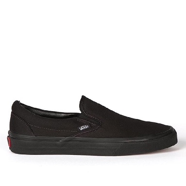 Vans Classic Slip-On Mens Womens - Black/Black VN-0EYEBKA Shoes