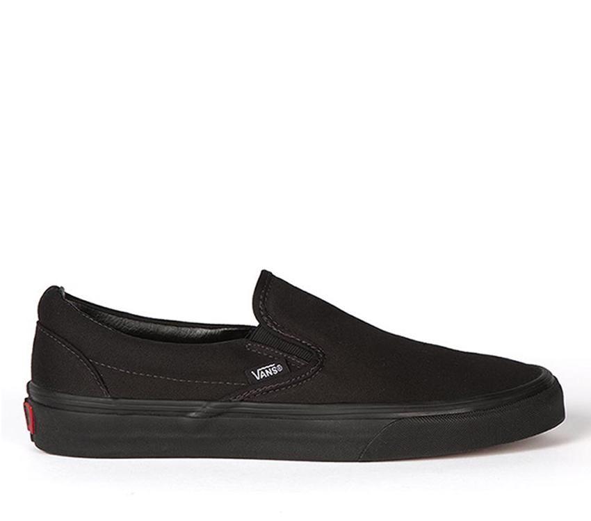 Vans Classic Slip-On Mens Womens - Black/Black VN-0EYEBKA Shoes