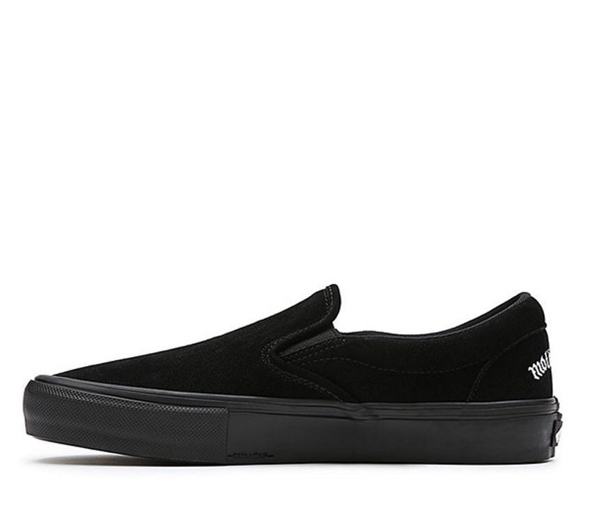 Vans X Motorhead Skate Slip On Mens Womens - Motorhead Black/Black VN0005V6BKA Shoes